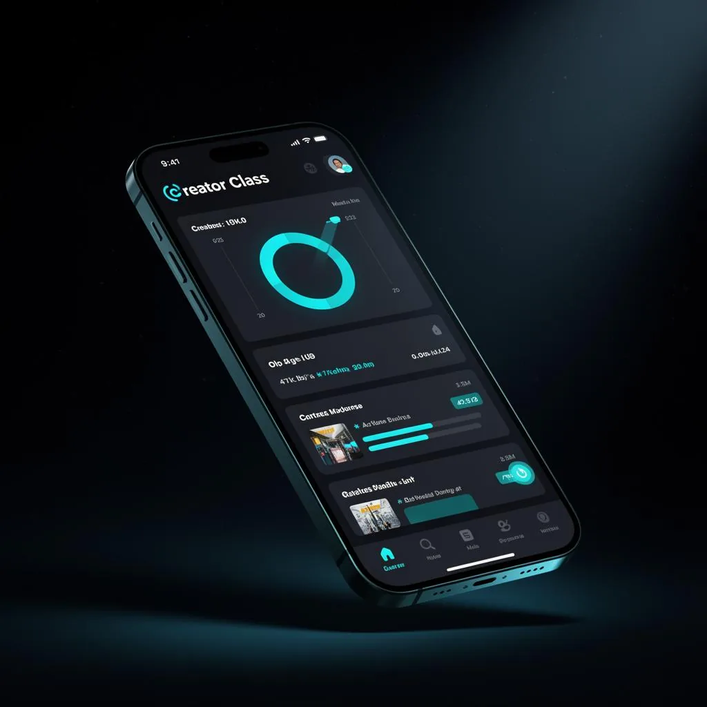 Creator Class App Dashboard